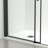 Porte de douche coulissante Balneo Porta – Noir 120 cm
