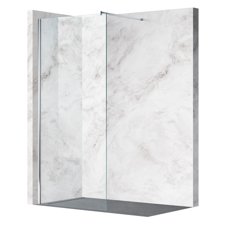 Paroi de douche Beira Chrome 90 cm