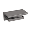 Porte-papier avec tablette pour téléphone Balneo Qarx gun metal