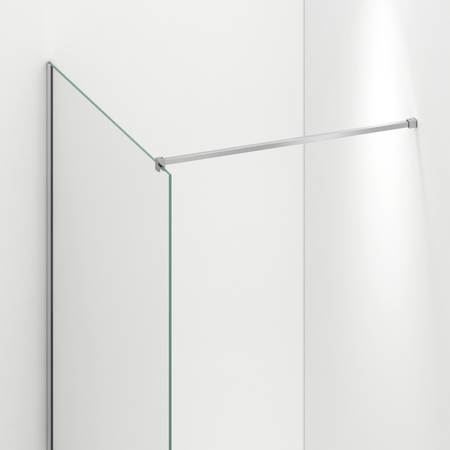 Paroi de douche Beira Chrome 90 cm