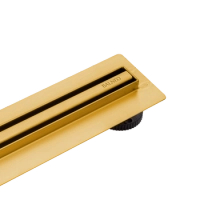Caniveau de sol Balneo Slim & Low ProLine Gold 100 cm doré