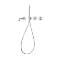 Robinet de baignoire Balneo Cascade modèle 3 inox