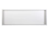 Niche murale Balneo Wall Box No rim White 90 x 30 x 10 cm blanche en acier inoxydable sans bride