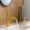 Balneo Cascade mitigeur de lavabo modèle 1 or brillant