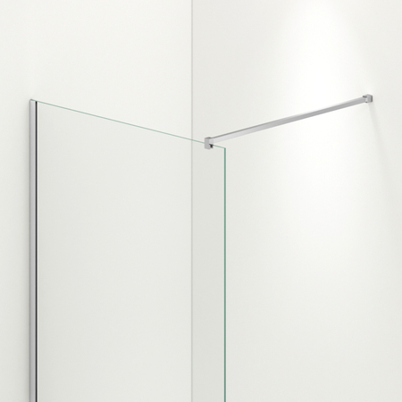 Paroi de douche Beira Chrome 90 cm